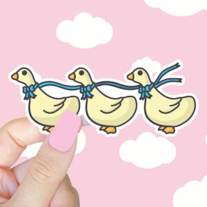 A graphic of Goose Parade Sticker available on HeckinMagical.com