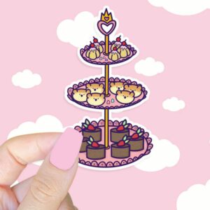 A graphic of Sweet Treat Tray Sticker available on HeckinMagical.com