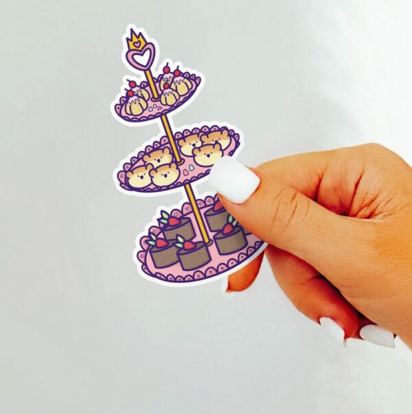 A graphic of Sweet Treat Tray Sticker available on HeckinMagical.com