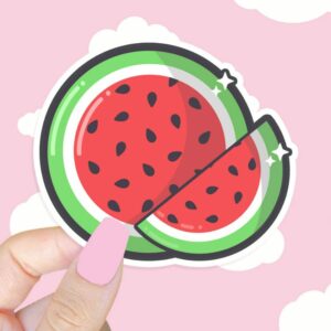 A graphic of Wonderful Watermelon Sticker available on HeckinMagical.com