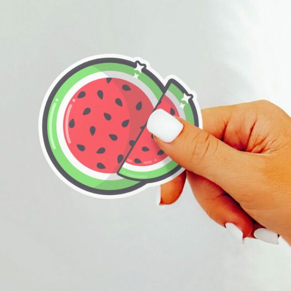 A graphic of Wonderful Watermelon Sticker available on HeckinMagical.com