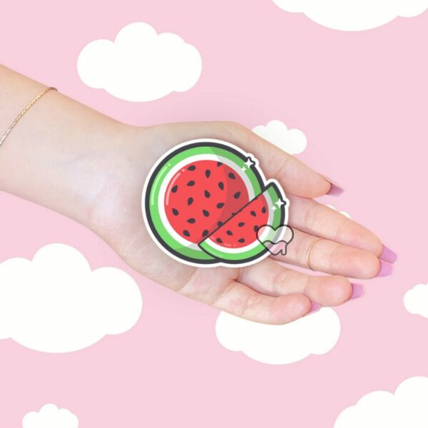 A graphic of Wonderful Watermelon Sticker available on HeckinMagical.com