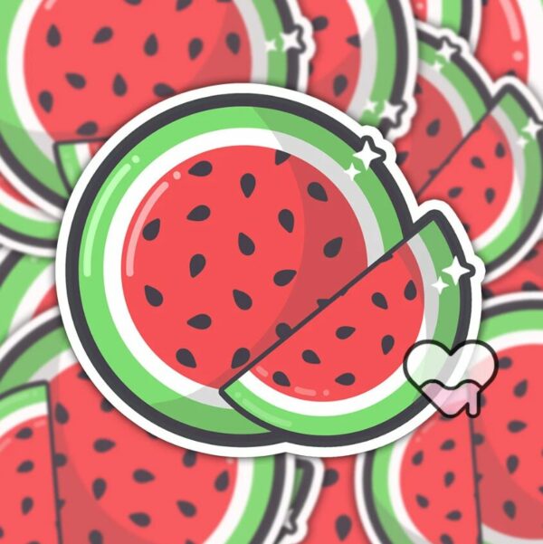 A graphic of Wonderful Watermelon Sticker available on HeckinMagical.com