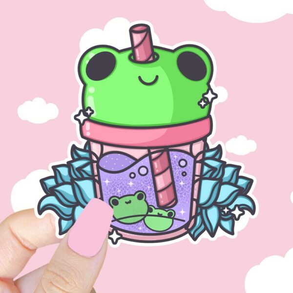 A graphic of Lotus Frog Frog Juice available on HeckinMagical.com