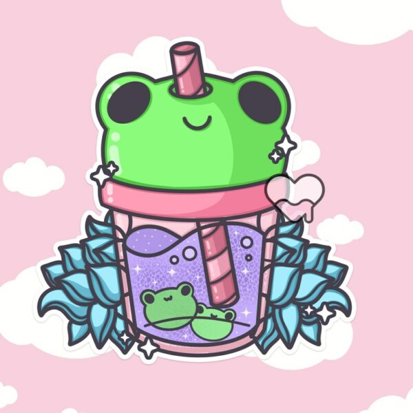 A graphic of Lotus Frog Frog Juice available on HeckinMagical.com