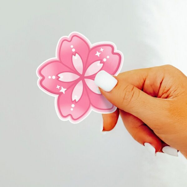 A graphic of Sakura Flower Sticker available on HeckinMagical.com